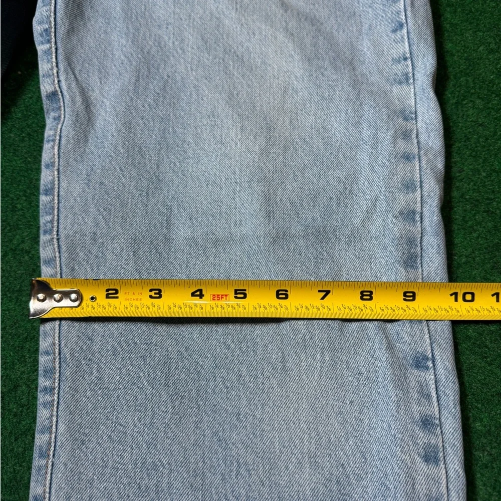 Y2k Guess Denim Light Wash Straight Leg Regular Fit Mens 34x34 Jeans